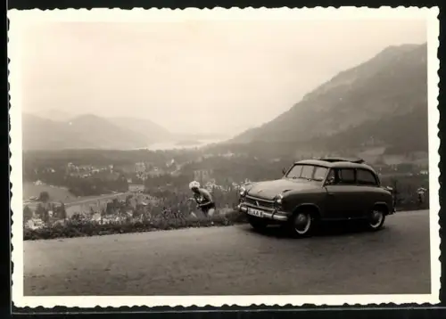 Fotografie Auto Lloyd, PKW mit Faltdach und Kennzeichen Berlin
