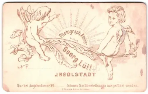 Fotografie Georg Lüll, Ingolstadt, zwei Engel betrachten den Sonnenaufgang