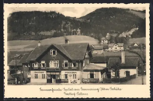 AK Spital a. Semmering, Blick auf den Gasthof Pollerus