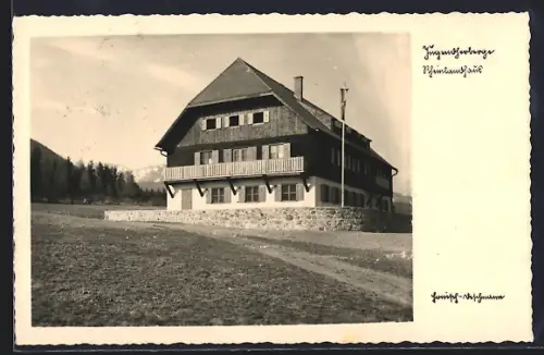 AK Trofaiach, Jugendherberge Rheinlandhaus, Gebäudeansicht