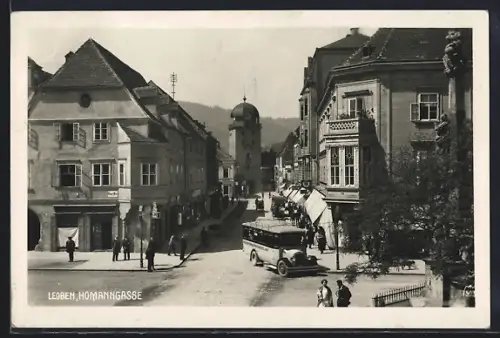 AK Leoben, Geschäfte in der Homanngasse