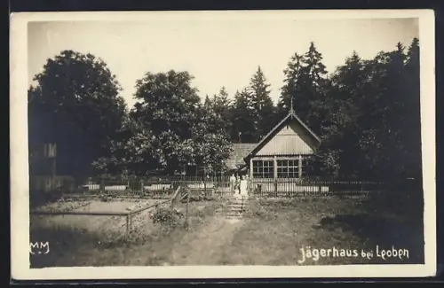AK Leoben, Gaststätte Jägerhaus mit Garten und Personal