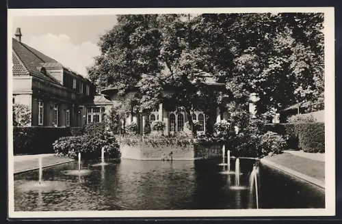 AK Stuttgart, Gasthof Weinhaus am See, Inh. Albert Jungebold & Sohn, Stadtgarten