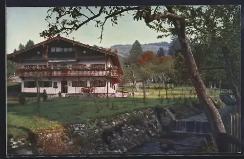 AK Schliersee, Bauernbader-Anwesen
