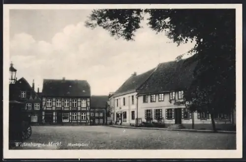 AK Wittenburg i. Meckl., Blick auf den Marktplatz