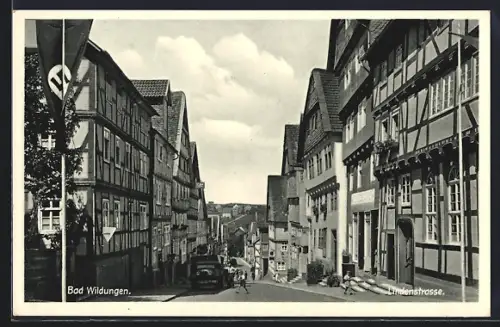 AK Bad Wildungen, Lindenstrasse, 