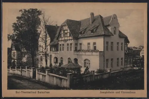 AK Bad Salzuflen, Josephsheim und Vincenzhaus