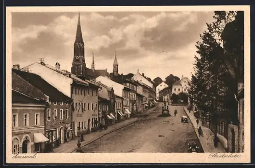 AK Zwiesel / Bayern, Stadtplatz