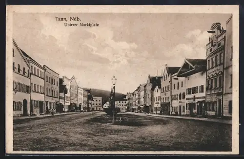 AK Tann /Ndb., Unterer Marktplatz