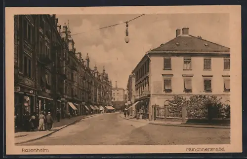 AK Rosenheim / Bayern, Münchenerstrasse