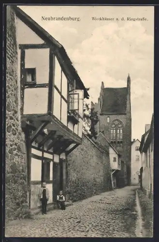 AK Neubrandenburg, Wieckhäuser an der Ringstrasse