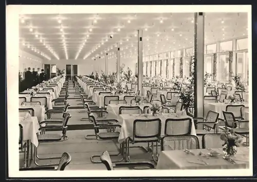 AK Bonn, Speisesaal im Bundeshaus