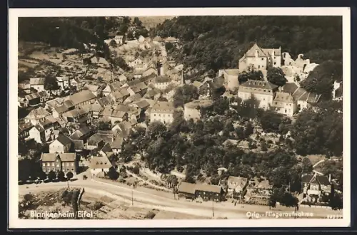 AK Blankenheim /Eifel, Ortsansicht vom Flugzeug aus