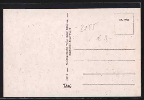 AK Borstel im Altenlande, Strassenansicht mit Fachwerkhäusern und Brücke