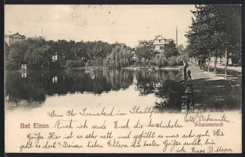 AK Bad Elmen, Schwanenteich