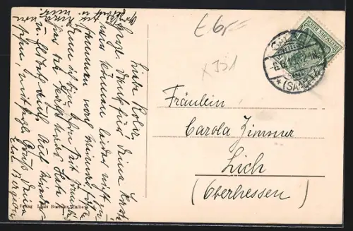 AK Calbe a. S., Saale mit Wehr