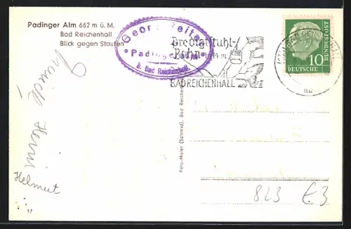 AK Bad Reichenhall, Padinger Alm