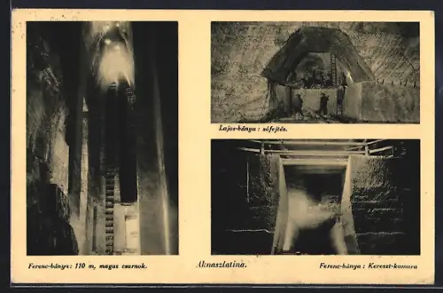 AK Aknaszlatina, Lajos-bánya: sófejtes, Ferenc-bánya: Kereszt-kamara