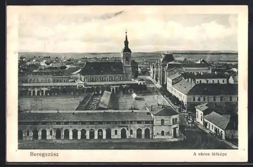 AK Beregszász, A város látképe
