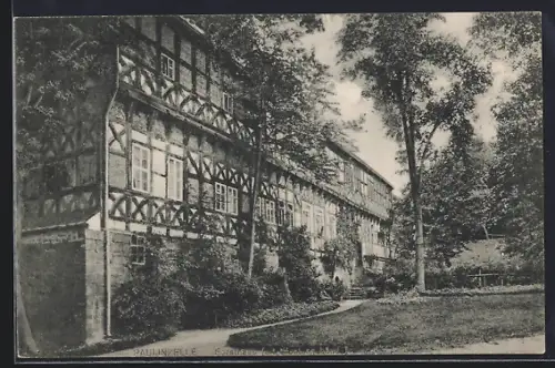 AK Paulinzelle, Forsthaus, altes Klostergebäude