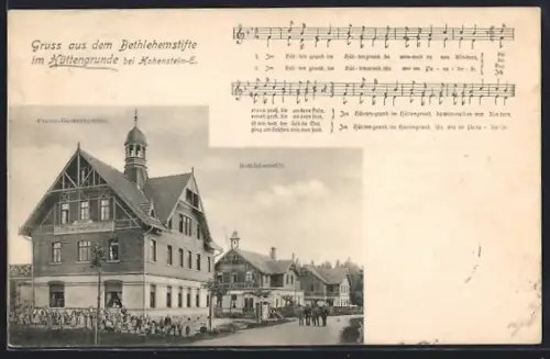 AK Hüttengrund / Hohenstein-Ernstthal, Bethlehemstift, Frauen-Diakonissenheim
