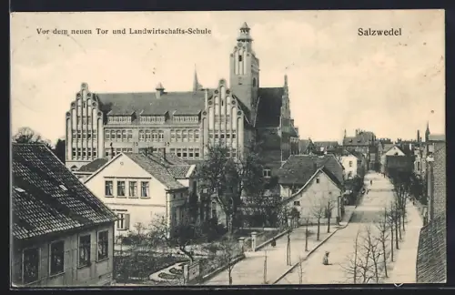 AK Salzwedel, Vor dem neuen Tor, Landwirtschafts-Schule