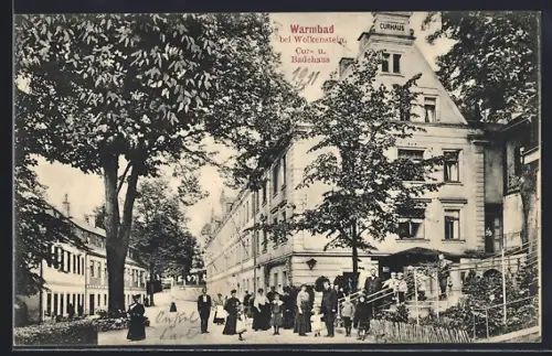 AK Wolkenstein, Cur- und Badehaus