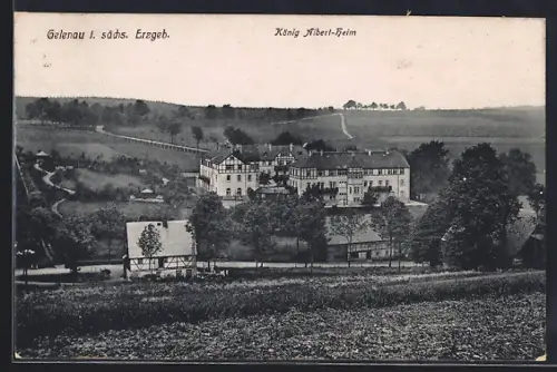 AK Gelenau / Erzgeb., König Albert-Heim