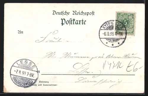 Lithographie Kyffhäuser, Kaiser-Wilhelm-Denkmal, Barbarossahöhle, Barbarossa-Statue