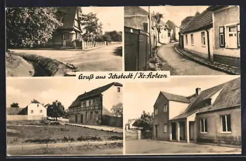AK Ichstedt /Artern, Verschiedene Ortsansichten