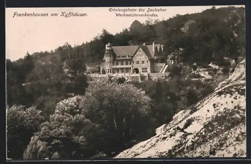 AK Frankenhausen am Kyffhäuser, Erholungsheim des Deutschen Werkmeisterverbandes