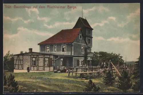 AK Riechheim, Bauernhaus auf dem Riechheimer Berge