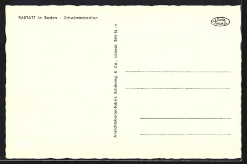AK Rastatt in Baden, Schwimmstadion