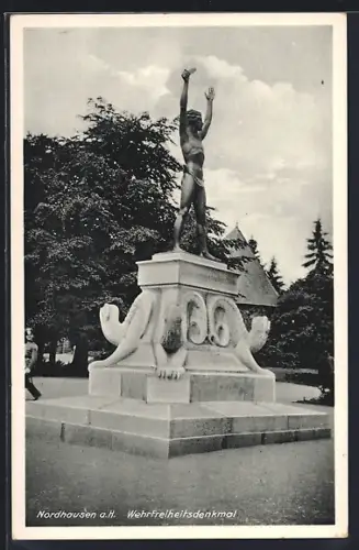 AK Nordhausen a. H., Wehrfreiheitsdenkmal