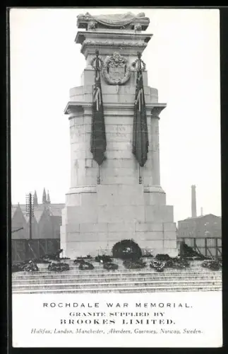 AK Rochdale, Rochdale War Memorial
