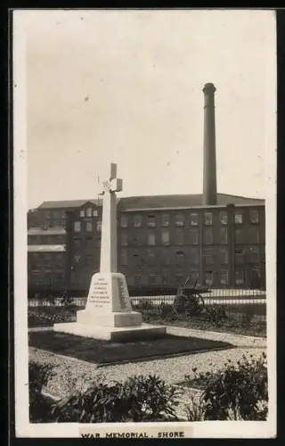 AK Littleborough, War Memorial in Shore Road