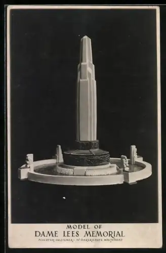 AK Oldham, Model of Dame Lees Memorial