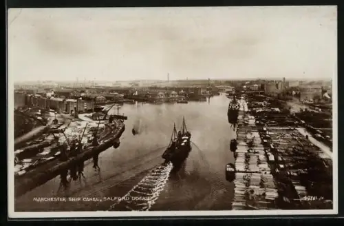 AK Manchester, Ship Canal, Salford Docks