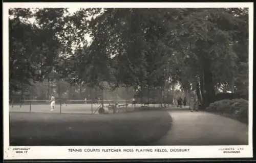 AK Didsbury, Tennis Courts Fletcher Moss Playing Fields