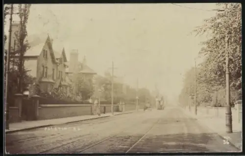 AK Manchester, Palatine Road, tramway