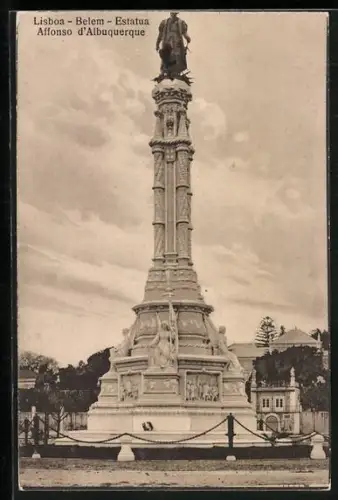 AK Belem /Lisboa, Estatua Affonso d`Albuquerque