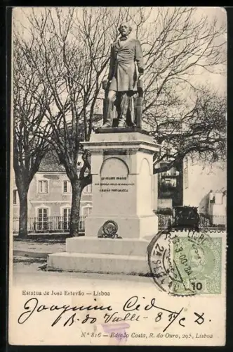 AK Lisboa, Estatua de José Estevao