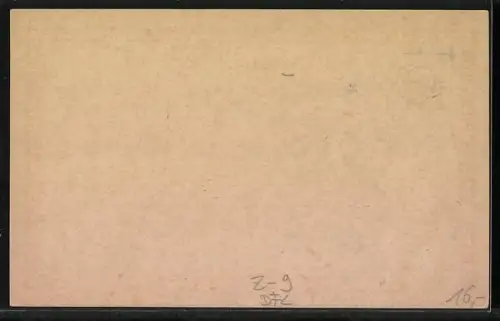 AK Stuttgart, Privat-Stadt-Post, Jubiläums-Postkarte, Private Stadtpost