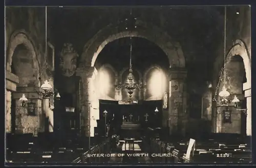 AK Worth, Interior of Worth Church