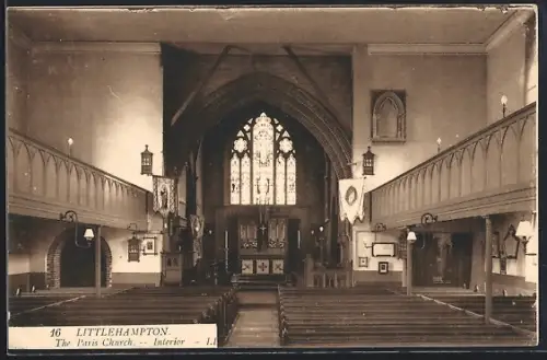 AK Littlehampton, The Paris Church, Interior