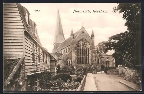 AK Horsham, View of the church