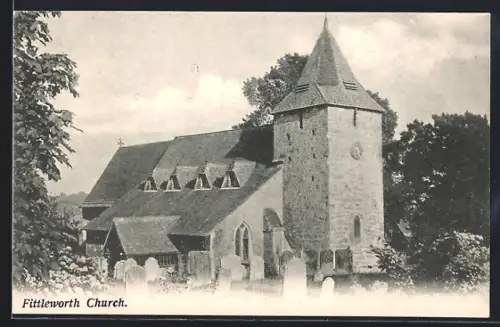 AK Fittleworth, Fittleworth Church and gravestones