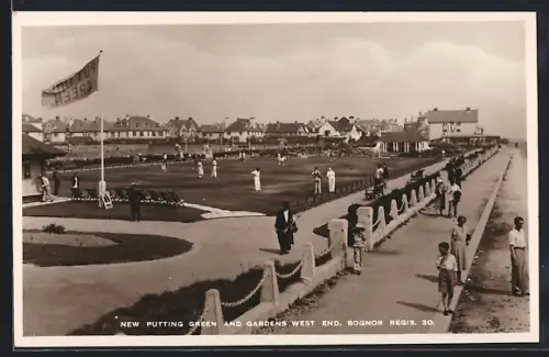 AK Bognor Regis, New putting green and gardens West End