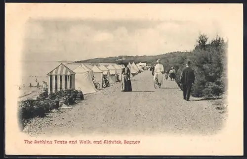AK Bognor, The Bathing tents and walk, and Aldwick