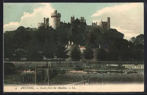 AK Arundel, Castle from the Meadow